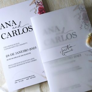 Convite de Casamento Pérola Amor